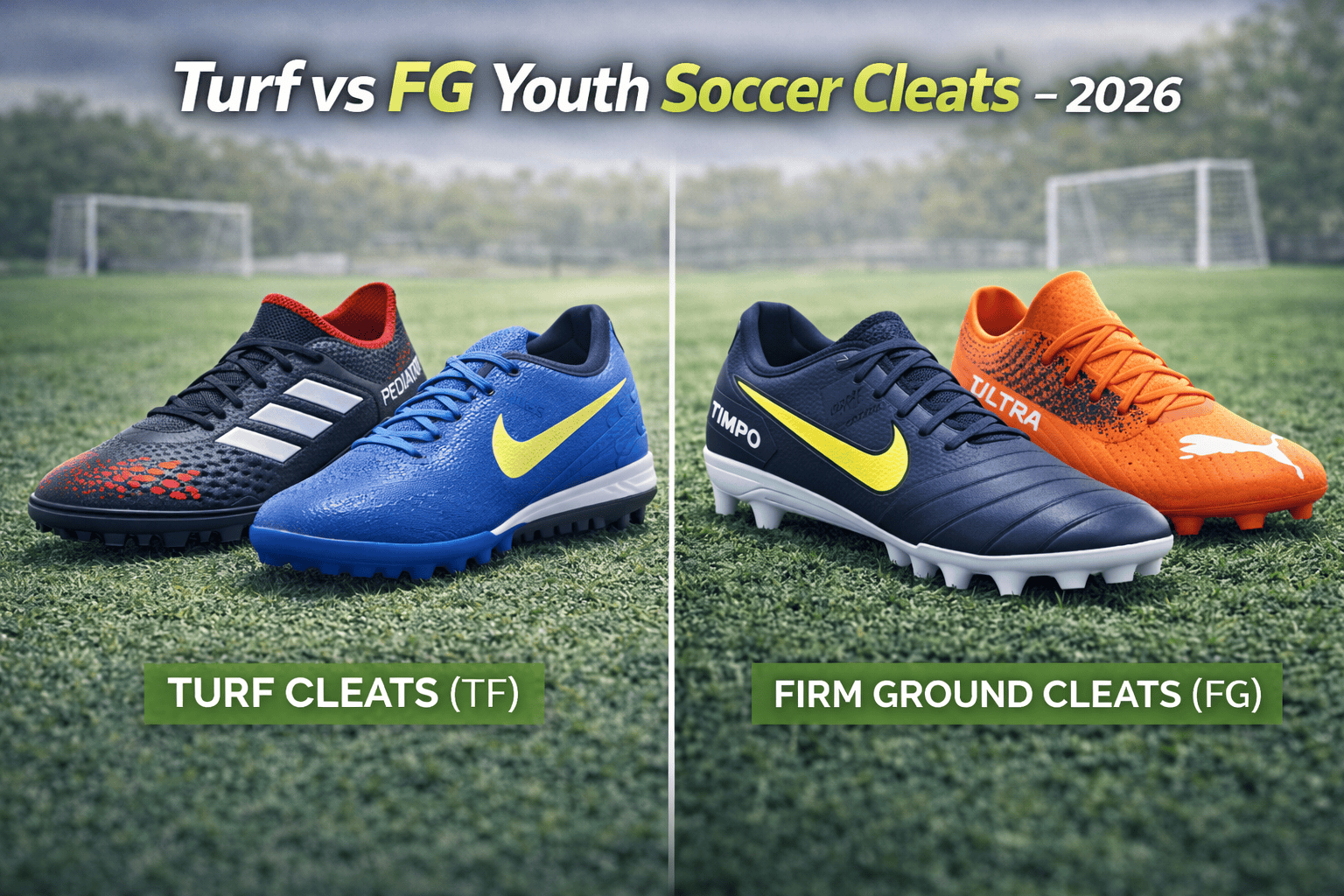 Turf vs FG Youth Soccer Cleats