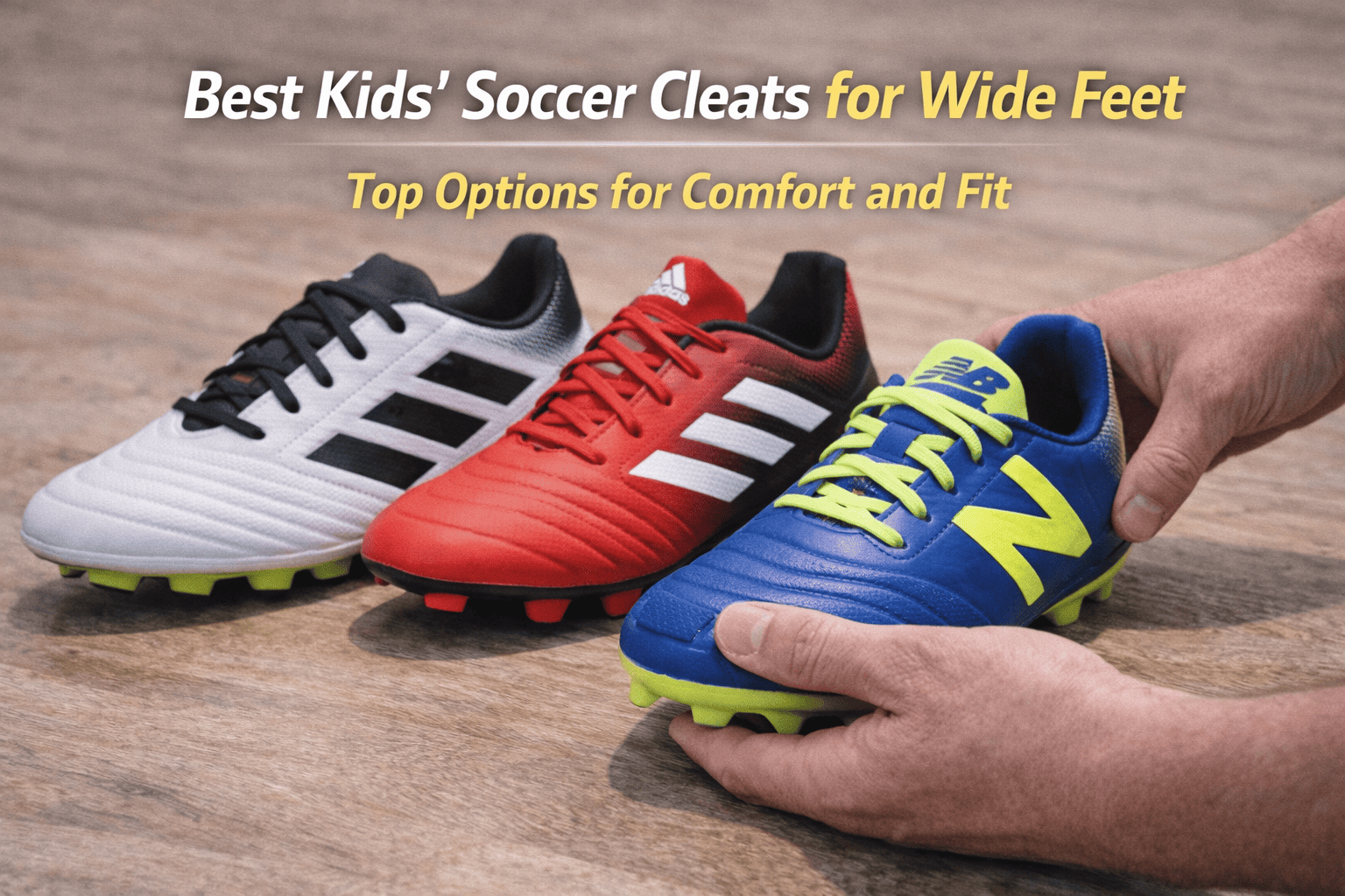 Best kids soccer cleats for wide feet