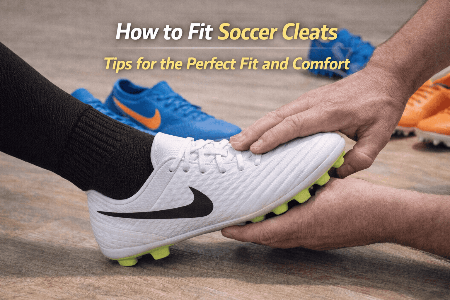 How to fit soccer cleats for kids and youth players