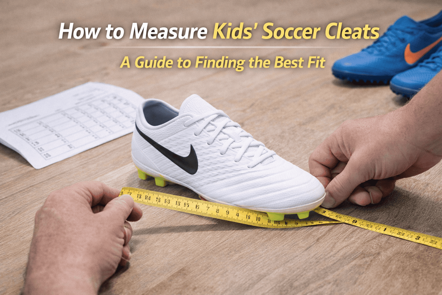 How to measure kids soccer cleats