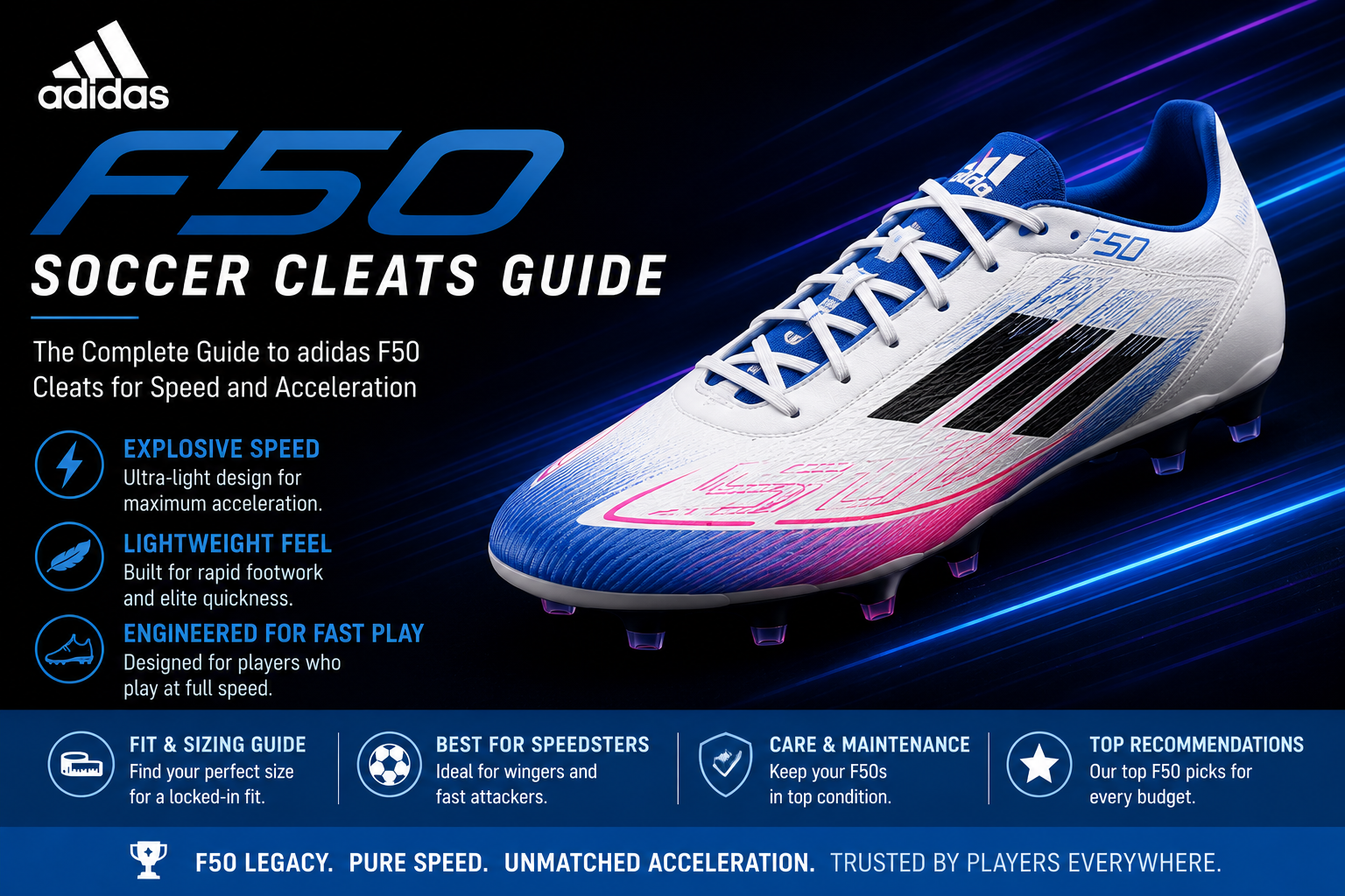 Adidas F50 soccer cleats guide