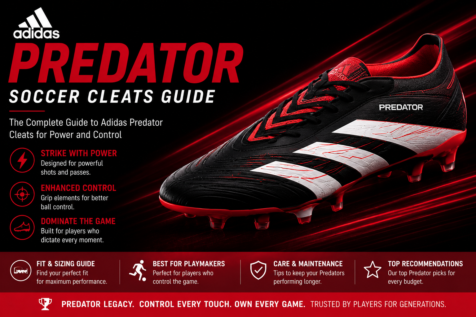 Adidas Predator soccer cleats guide