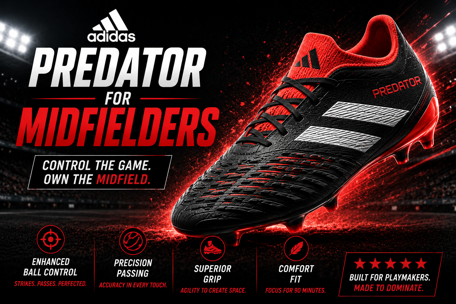 Adidas Predator for midfielders best Predator models for control