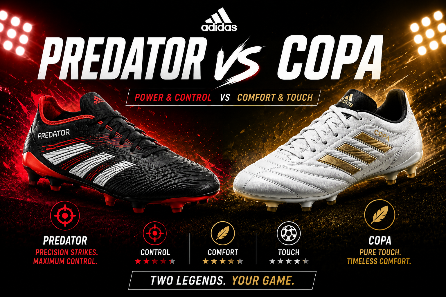 Adidas Predator vs Adidas Copa which Adidas cleat is best