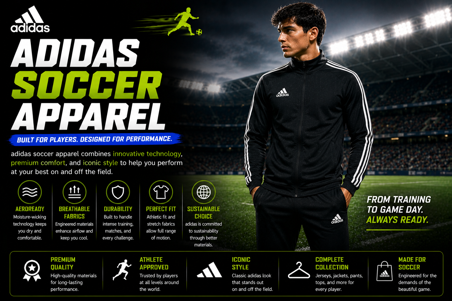 Adidas soccer apparel best clothing and soccer gear guide
