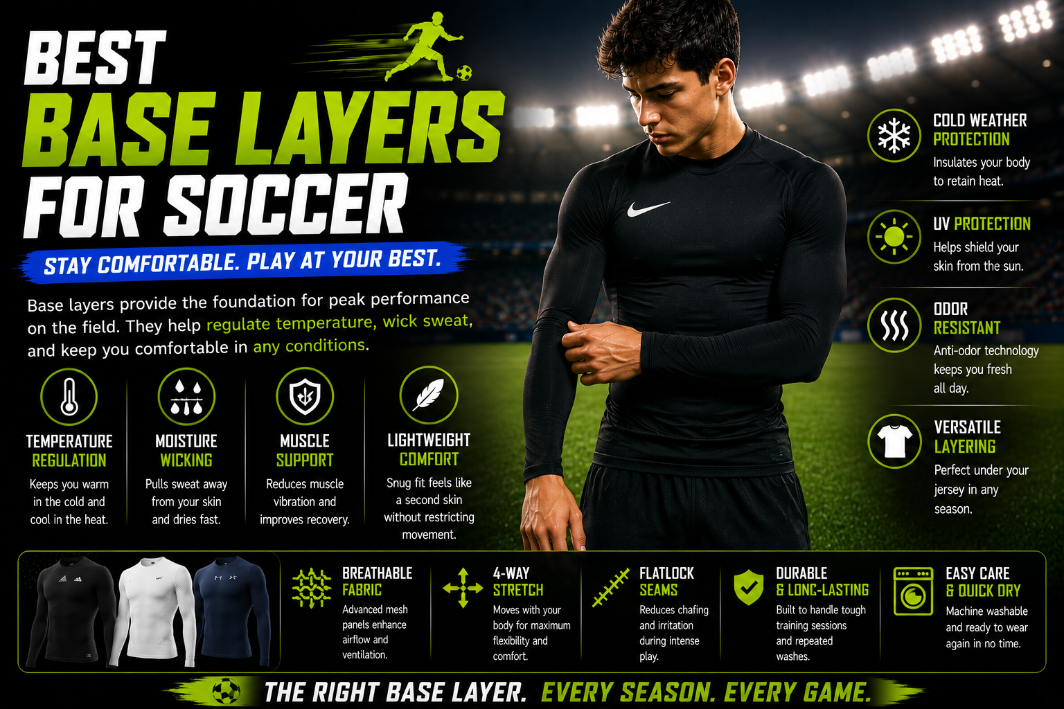 Best base layers for soccer warmth comfort and performance guide