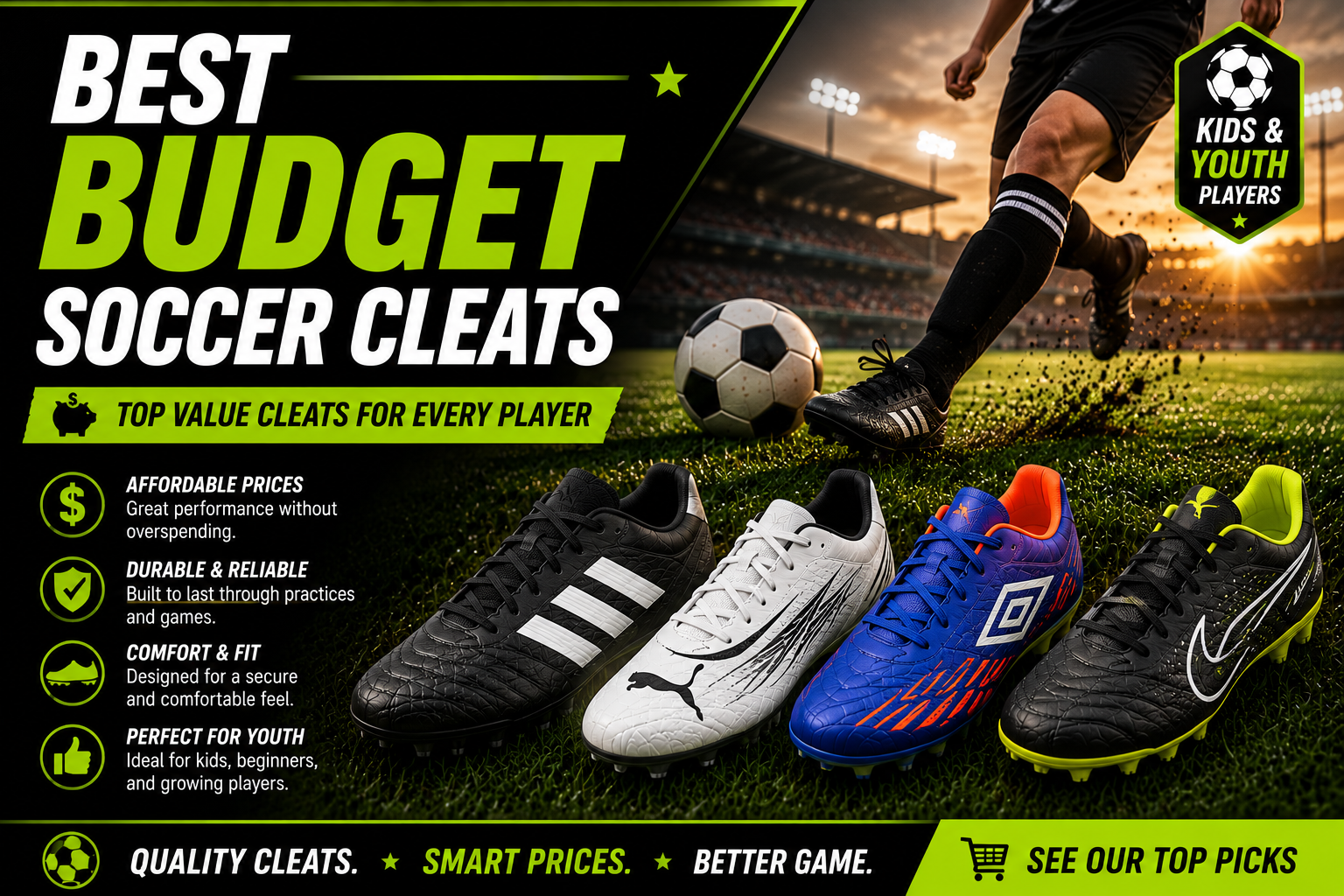 Best budget soccer cleats