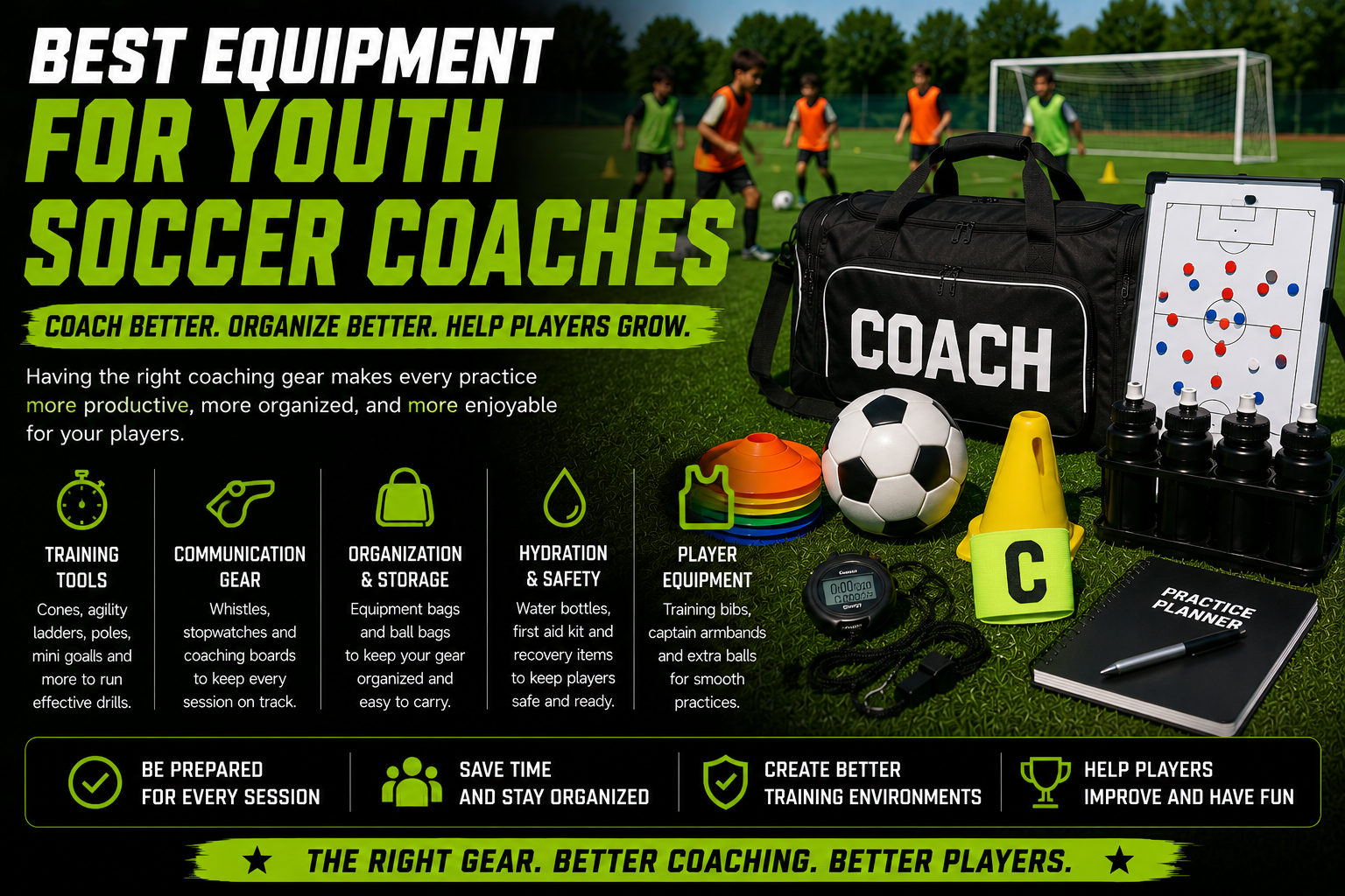 Best equipment for youth soccer coaches youth training essentials