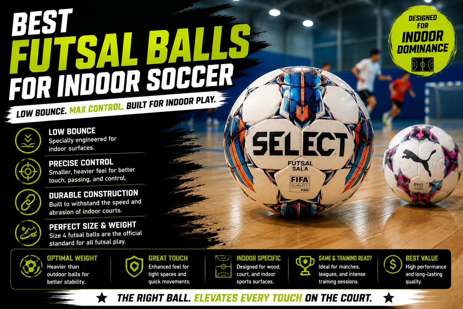 Best futsal balls for indoor soccer