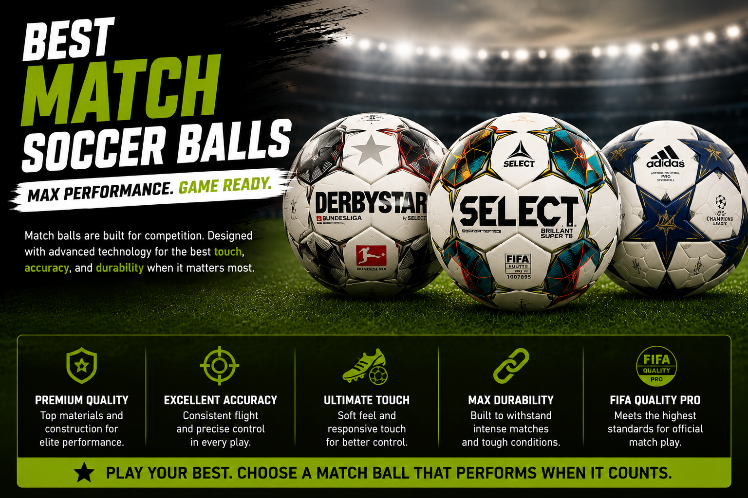 Best match soccer balls for competitive play