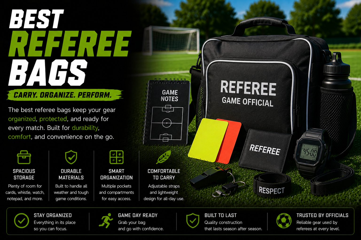 Best referee bags for soccer officials