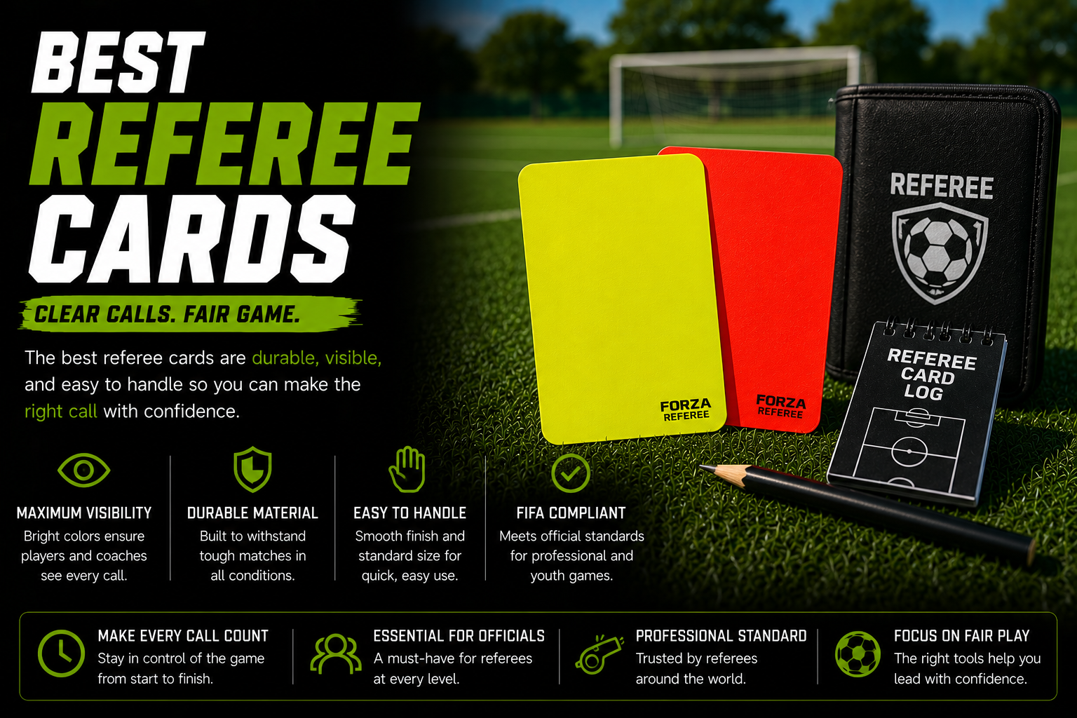 Best referee cards for soccer officials