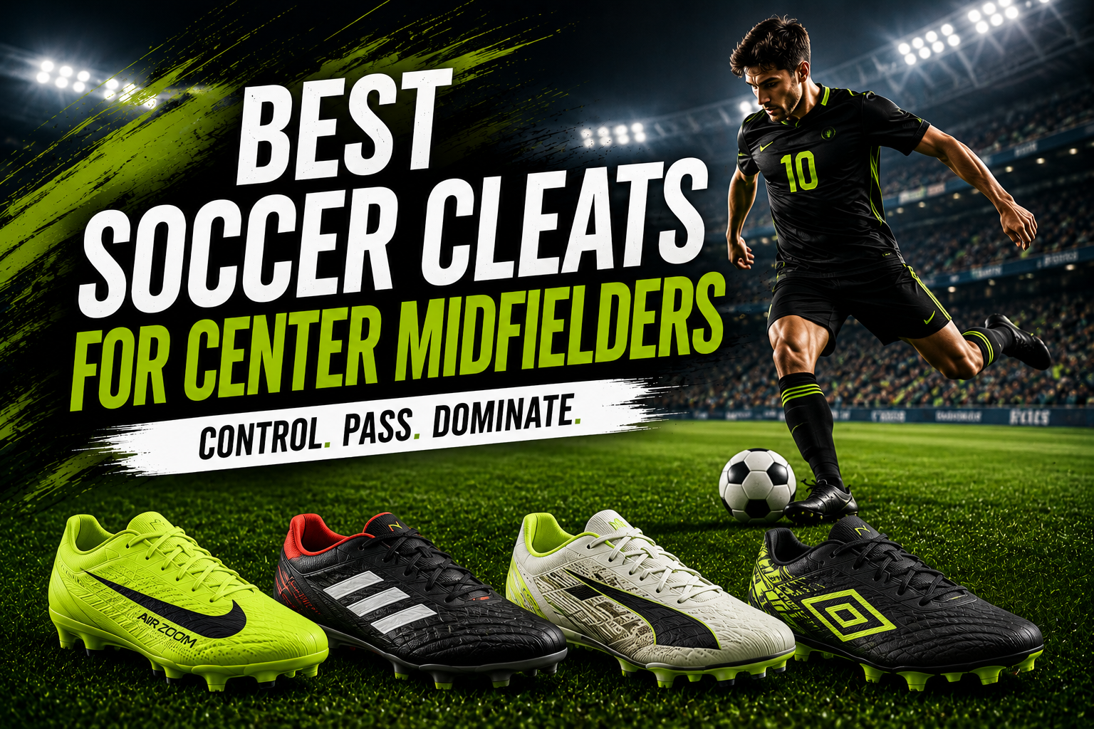 Best soccer cleats for center midfielders