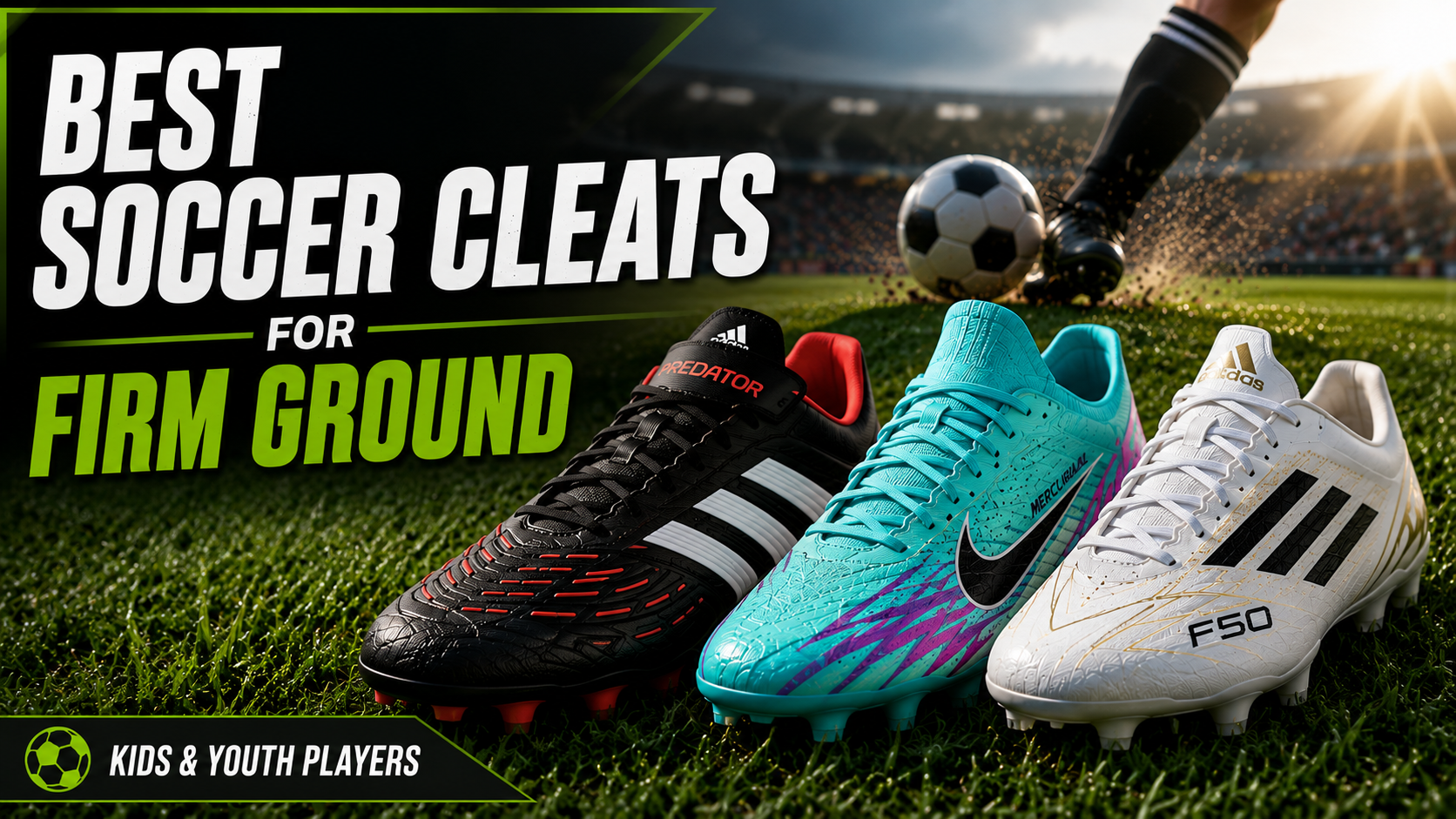 Best soccer cleats for firm ground for kids and youth players