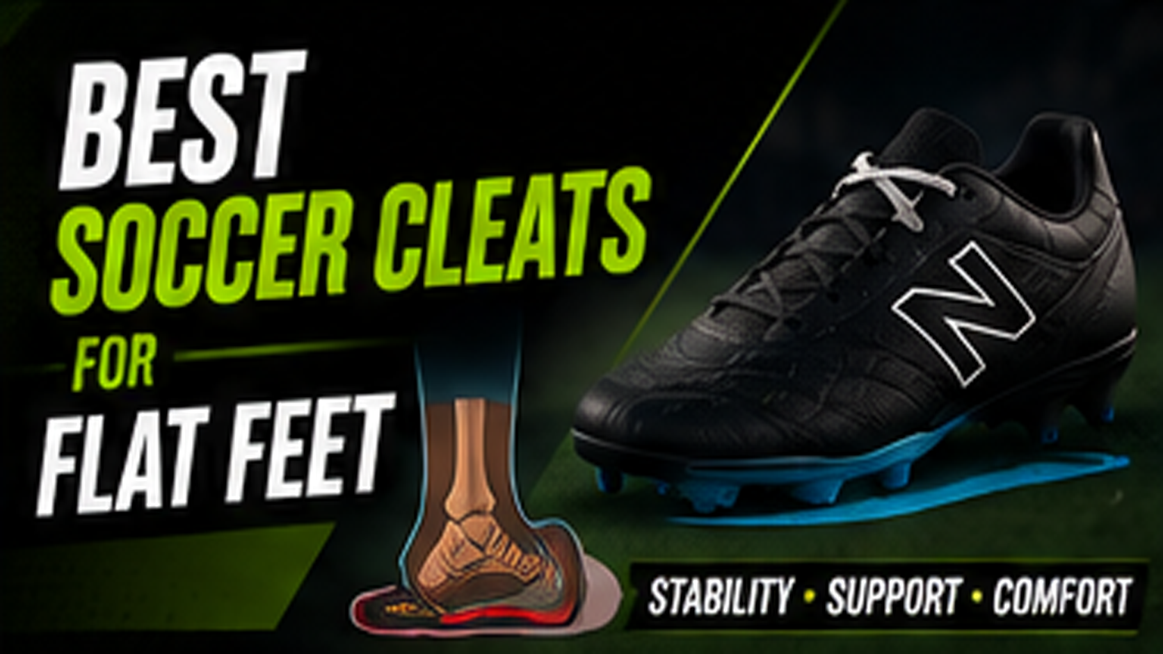 Best soccer cleats for flat feet for kids and youth players