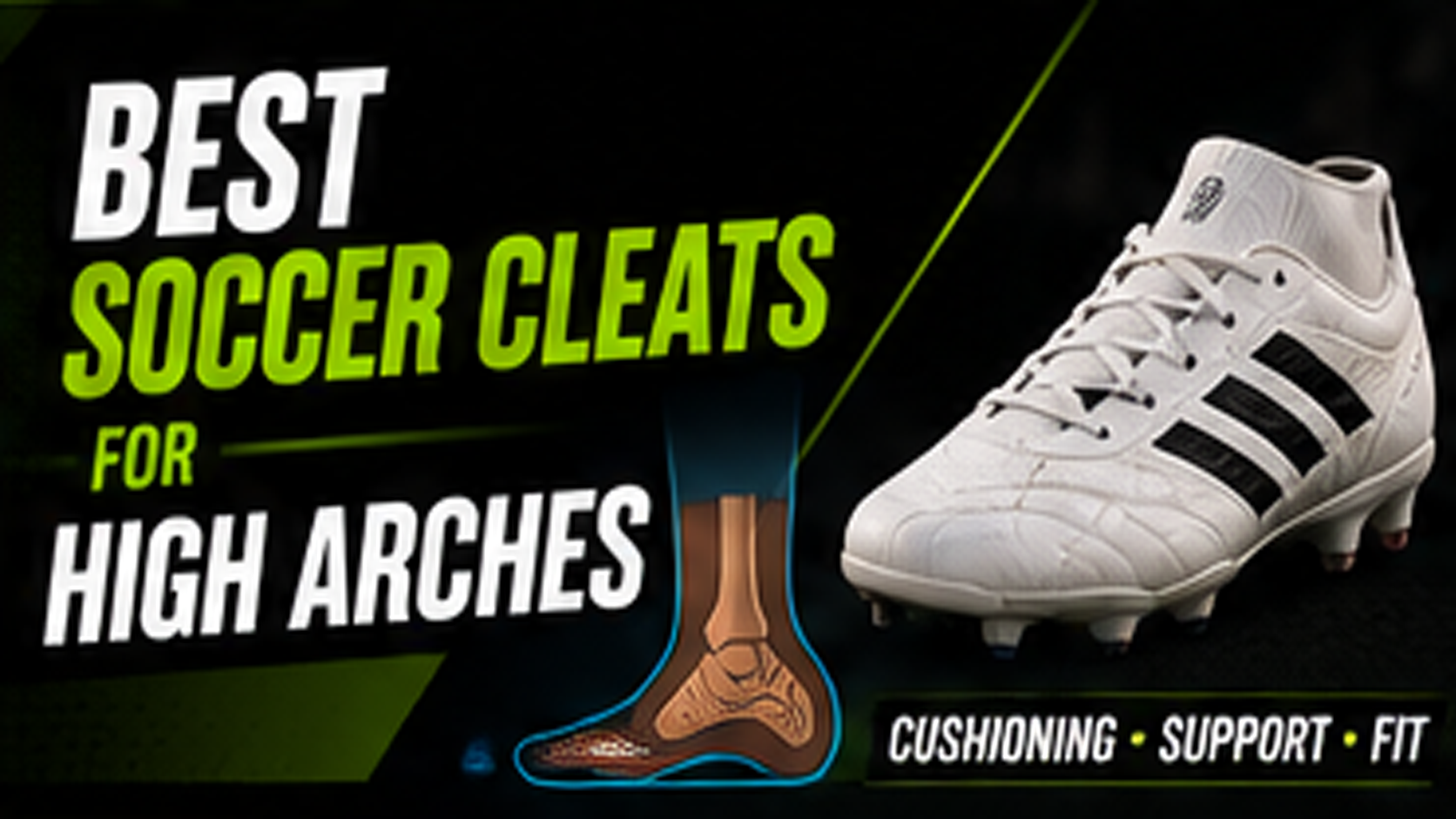 Best soccer cleats for high arches for kids and youth players