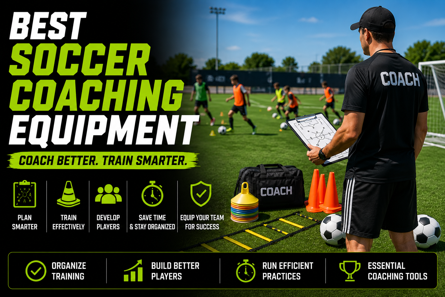 Best soccer coaching equipment essential gear for coaches