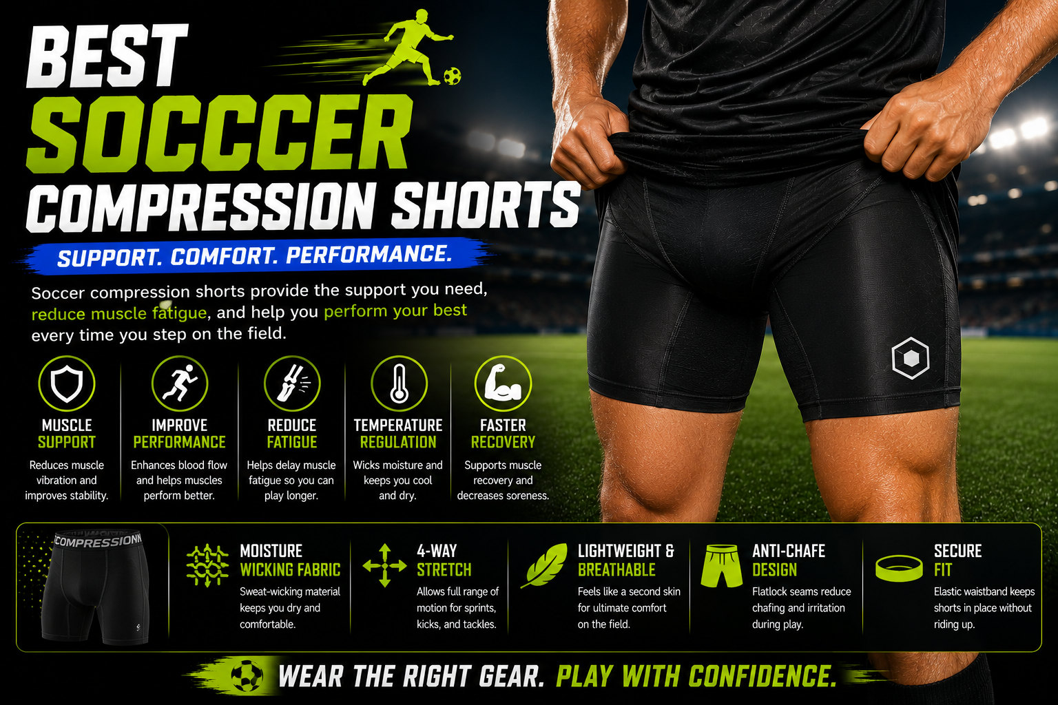 Best soccer compression shorts support comfort and performance guide