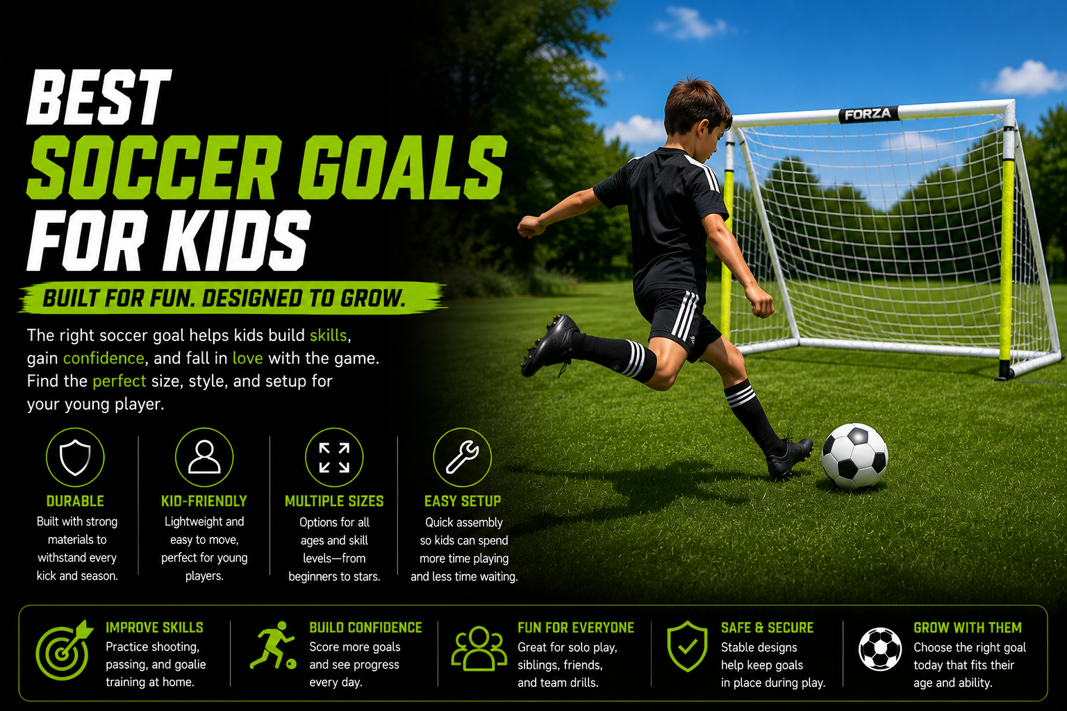 Best soccer goals for kids youth soccer goal buying guide
