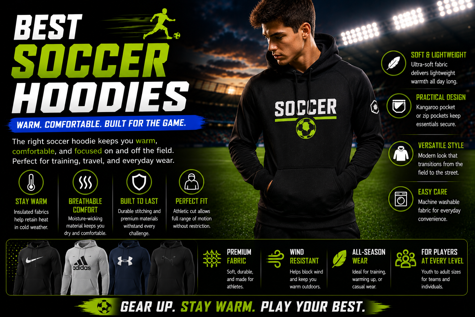 Best soccer hoodies training travel and everyday wear guide
