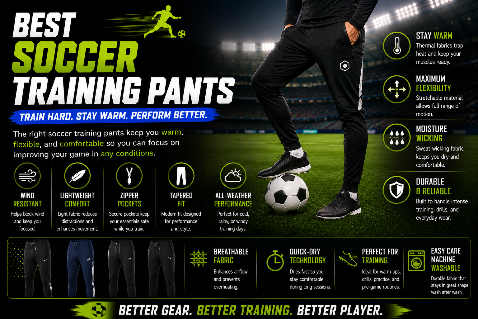 Best soccer training pants comfort mobility and performance guide