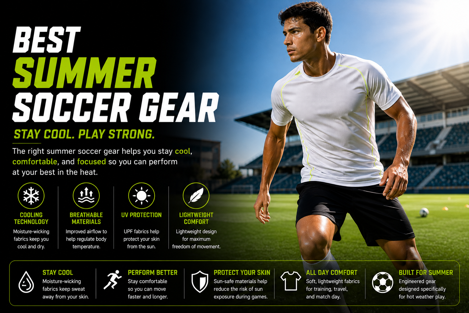Best summer soccer gear stay cool and perform better guide