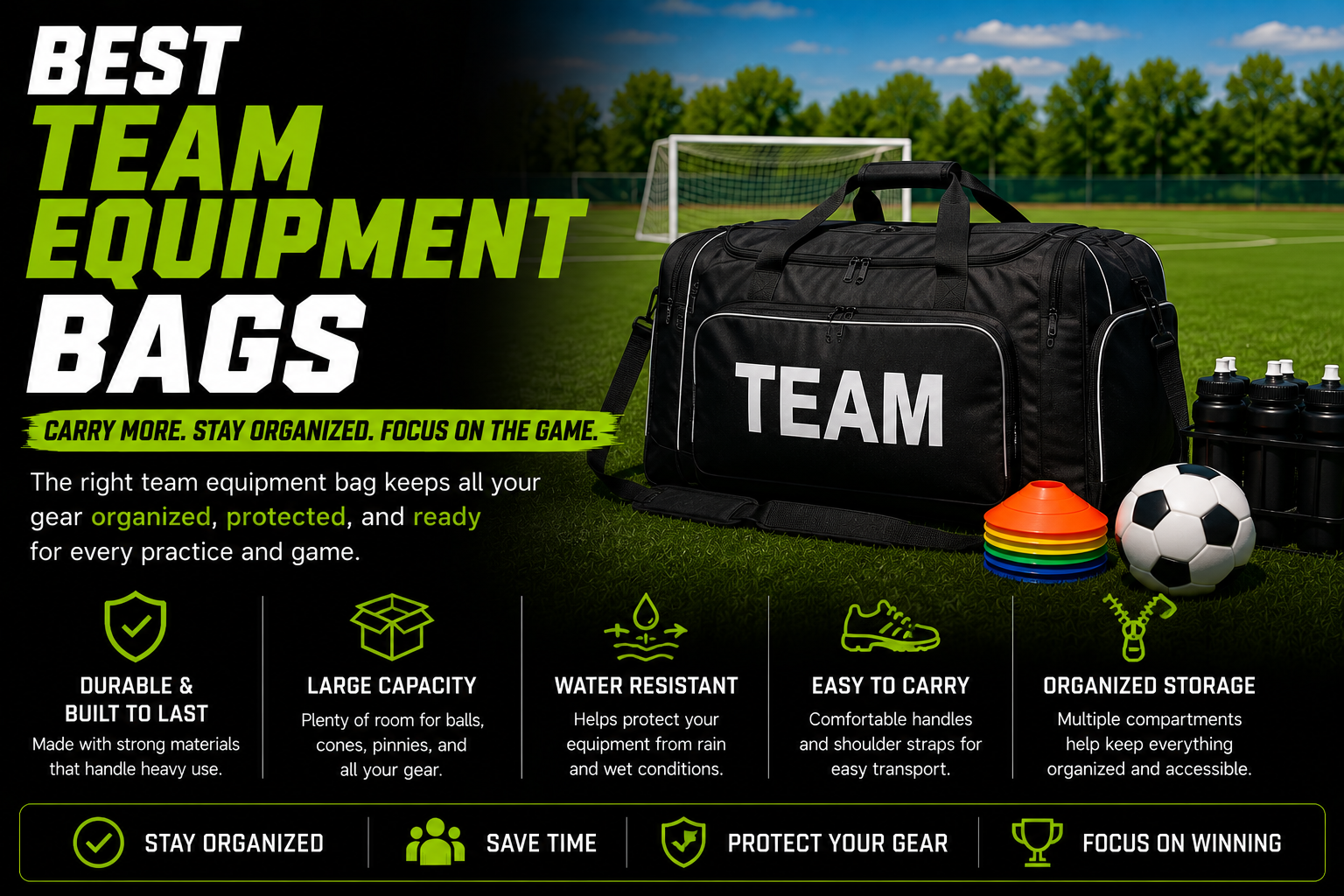 Best team equipment bags soccer coach storage guide