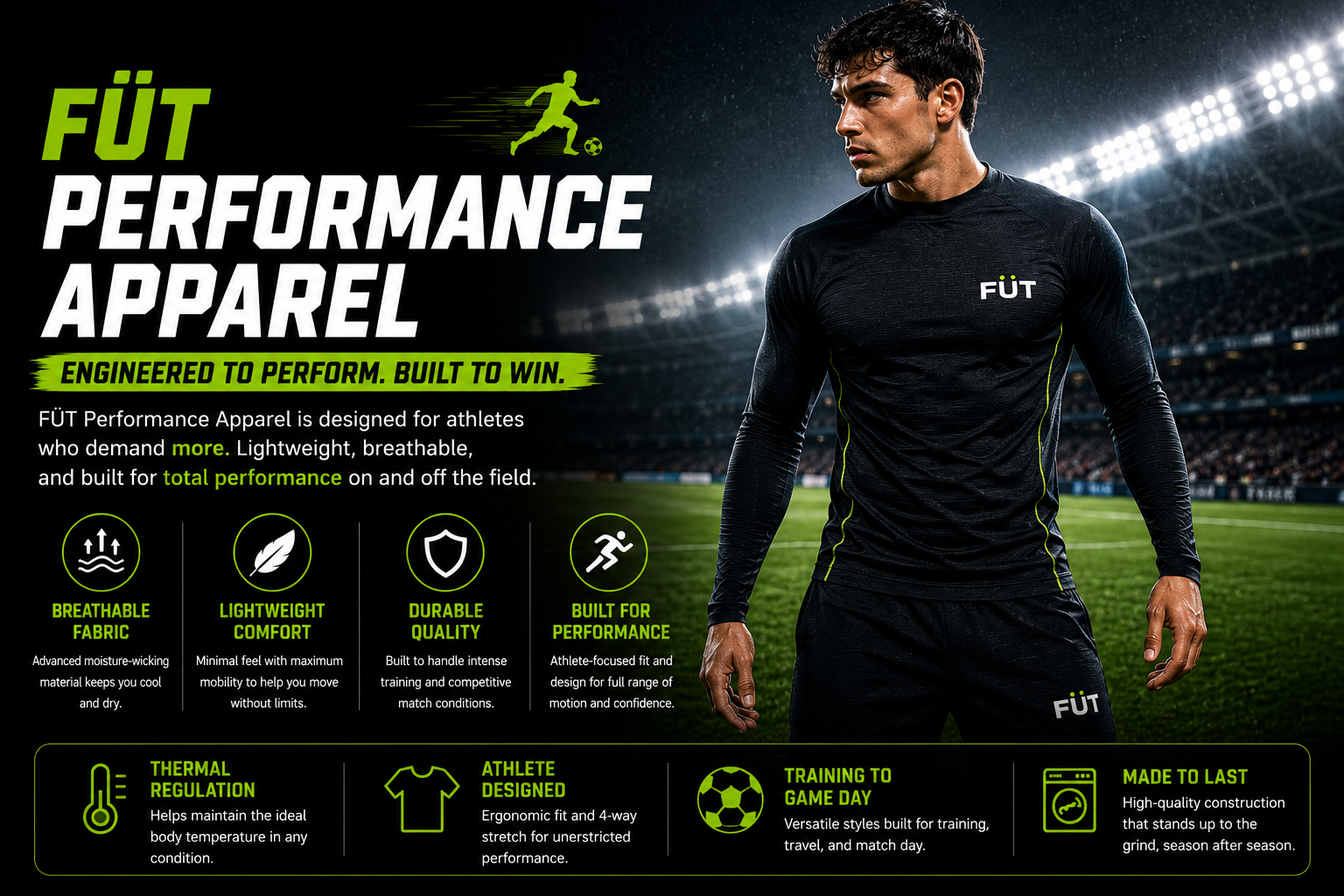 FÜT Performance apparel premium soccer performance clothing guide