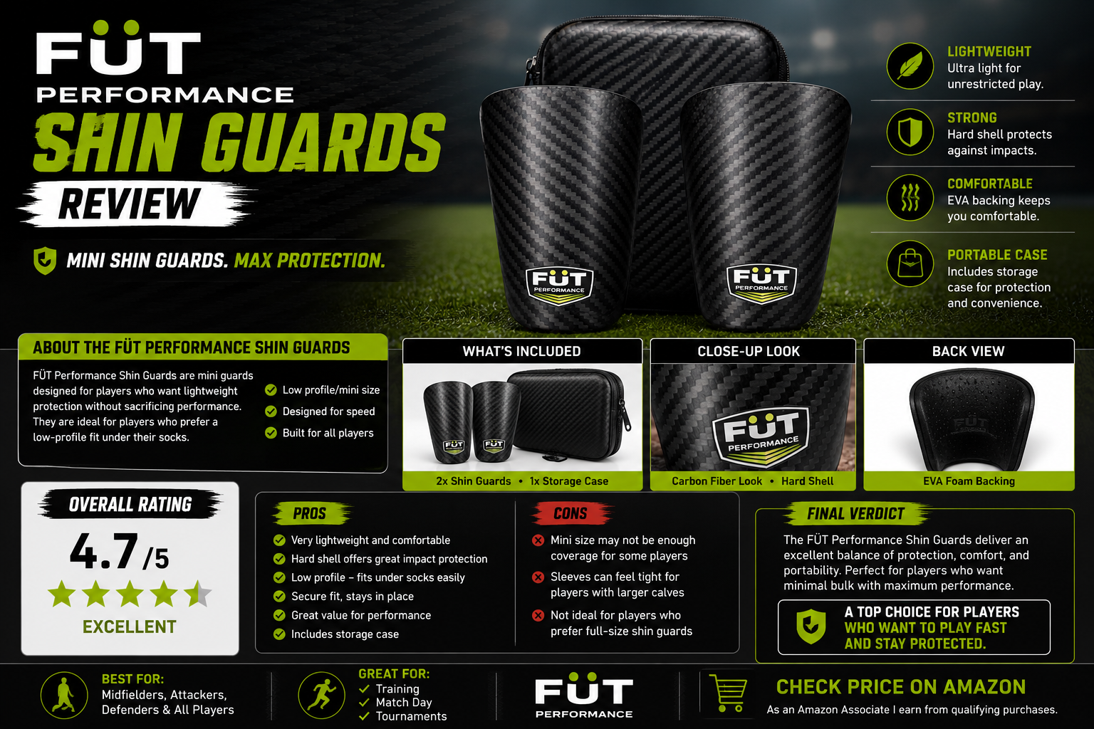 FUT Performance shin guards review
