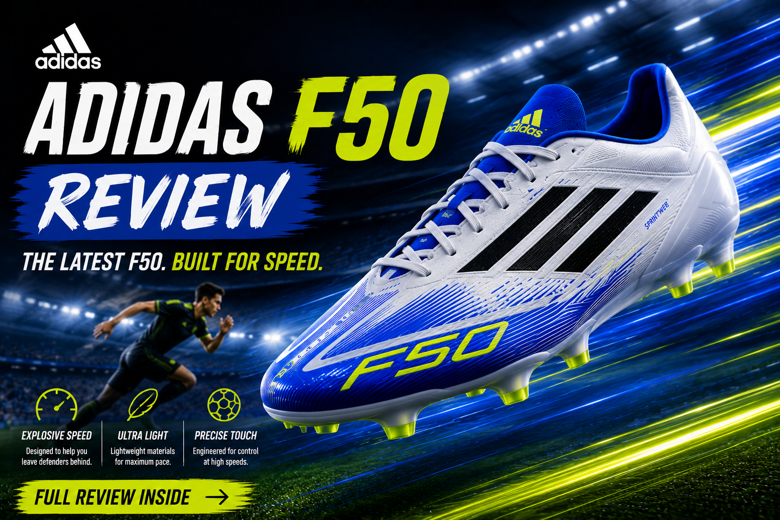 Latest Adidas F50 soccer cleats review performance fit and value