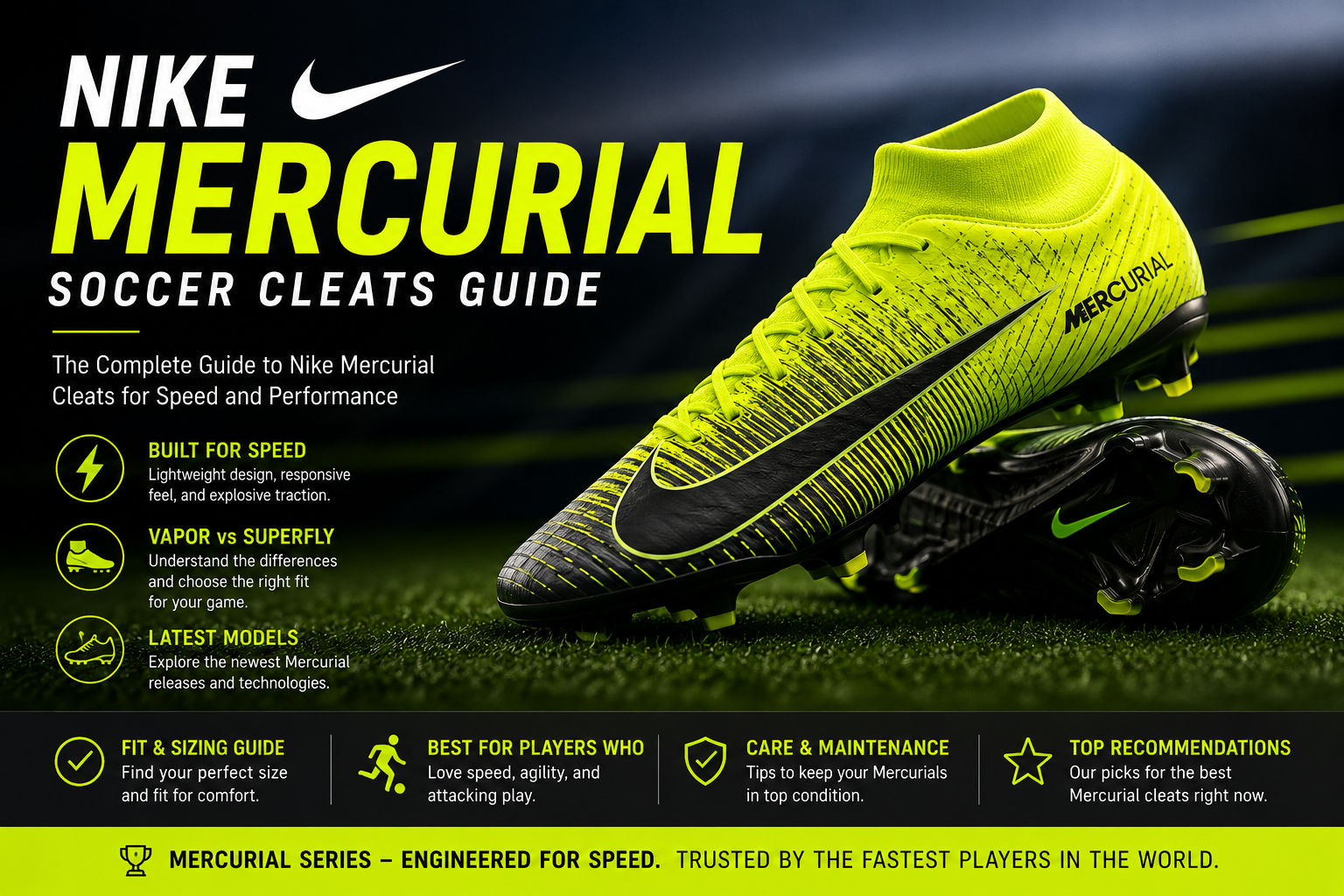 Nike Mercurial soccer cleats guide