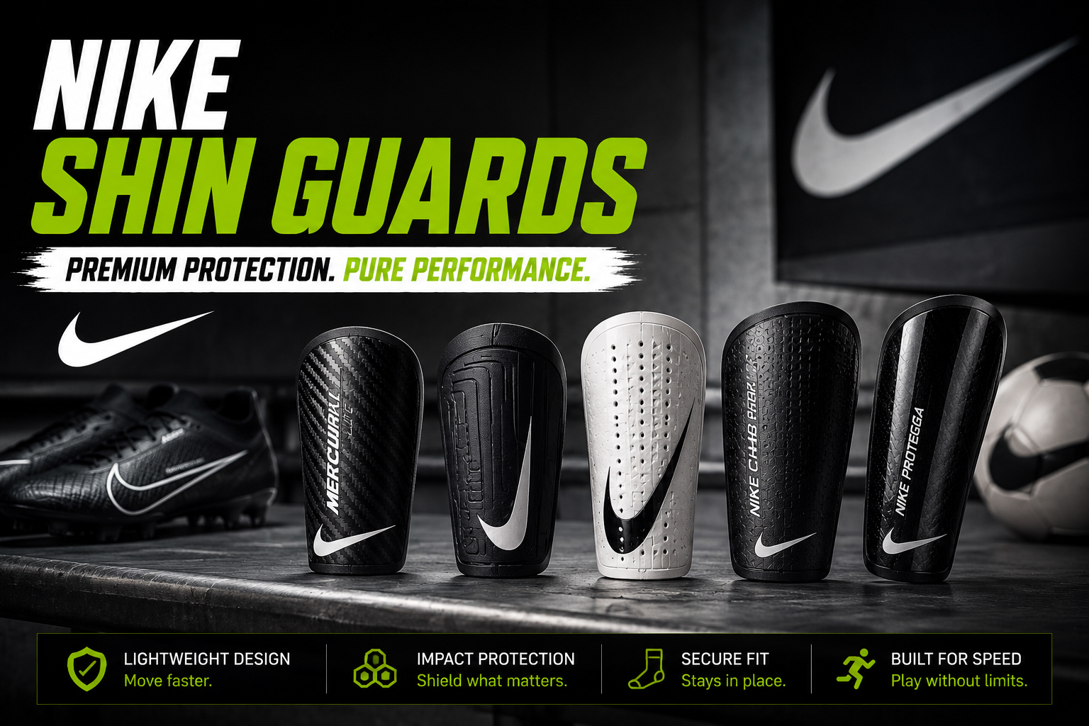 Best Nike shin guards for soccer players