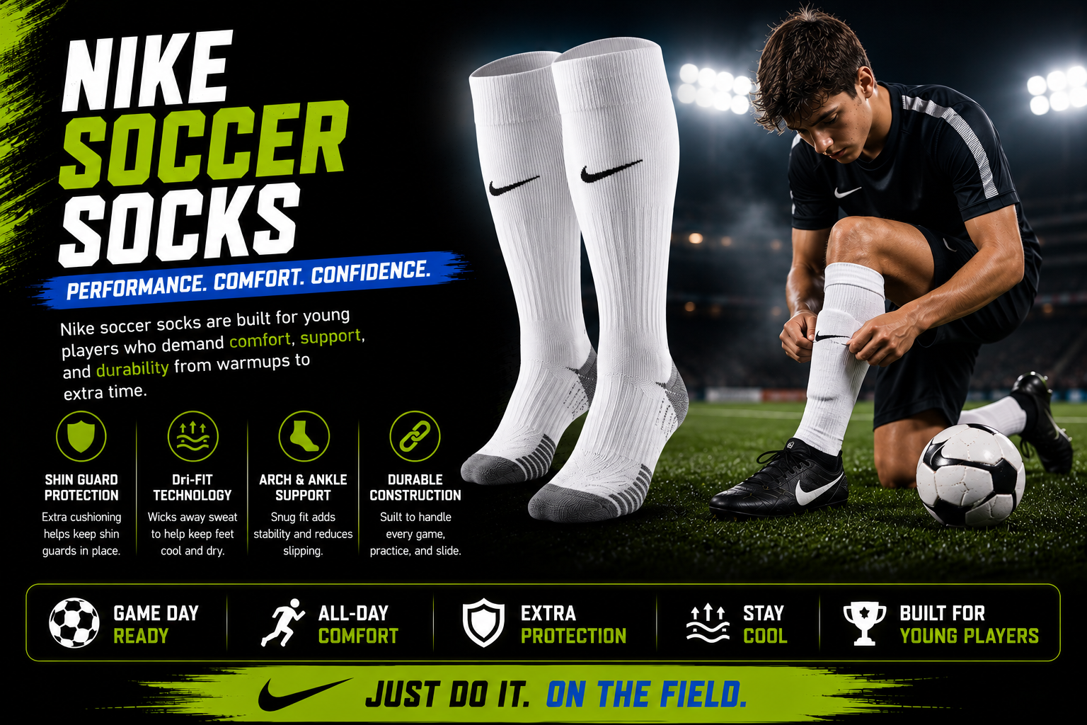 Nike soccer socks compared for comfort durability and performance