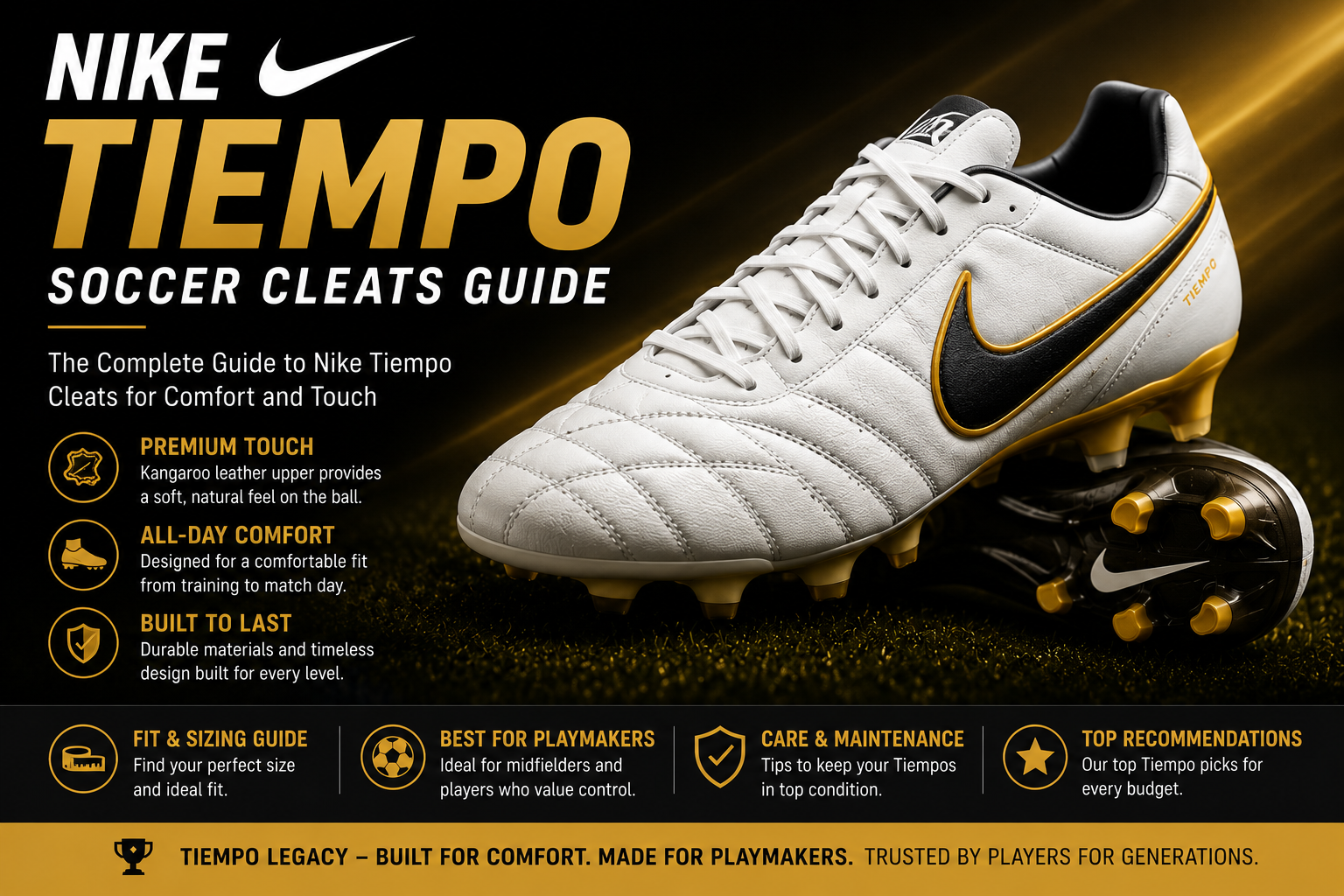 Nike Tiempo soccer cleats guide