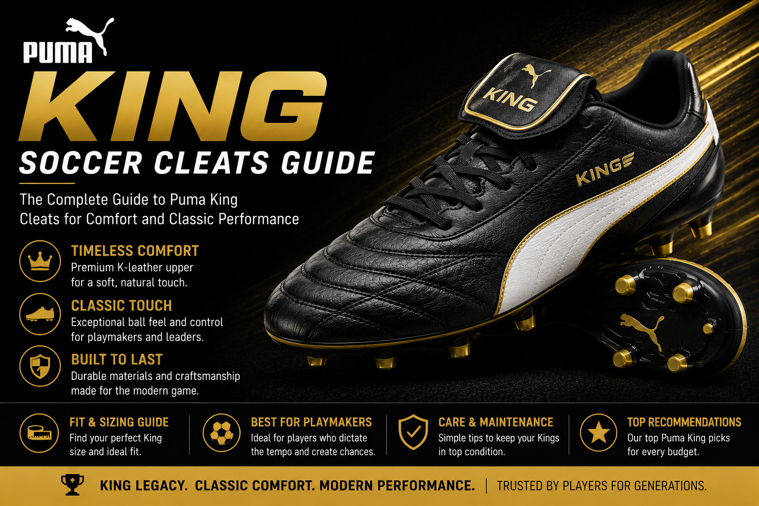 Puma King soccer cleats guide