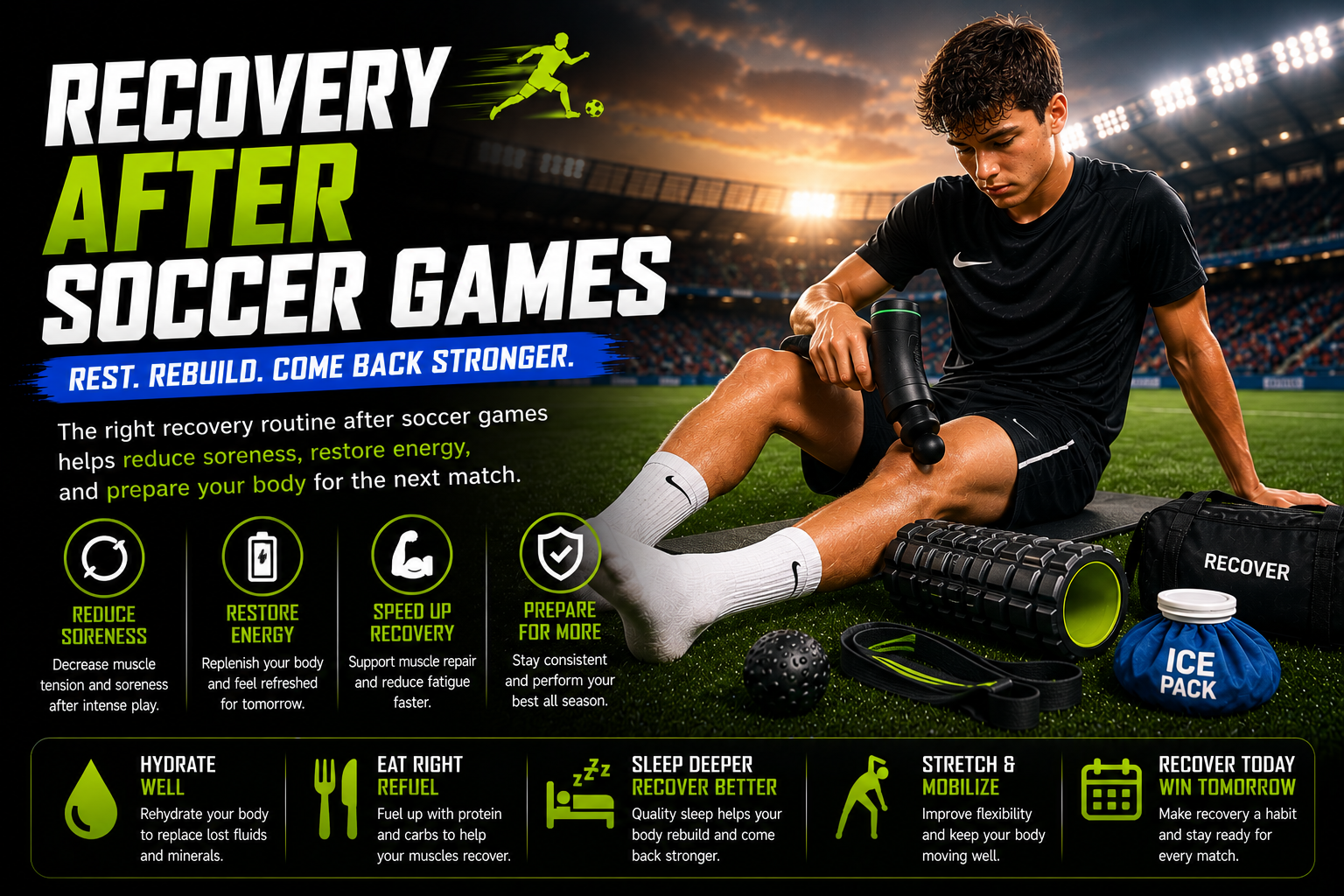 Recovery after soccer games complete recovery guide for players