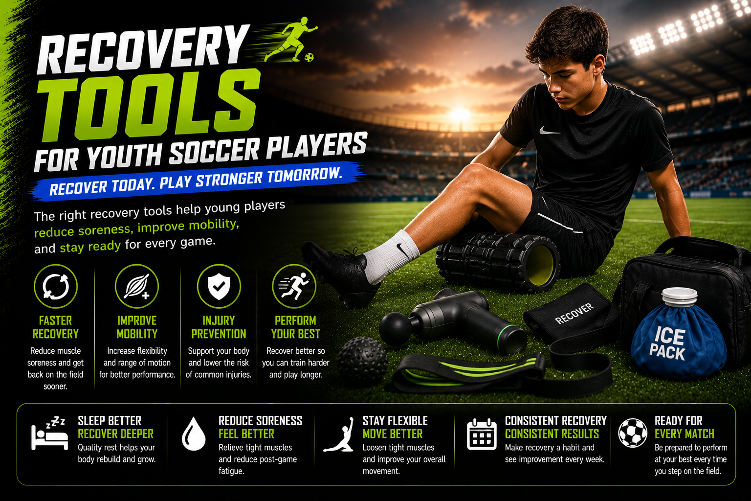 Recovery tools for youth soccer players healthy recovery guide