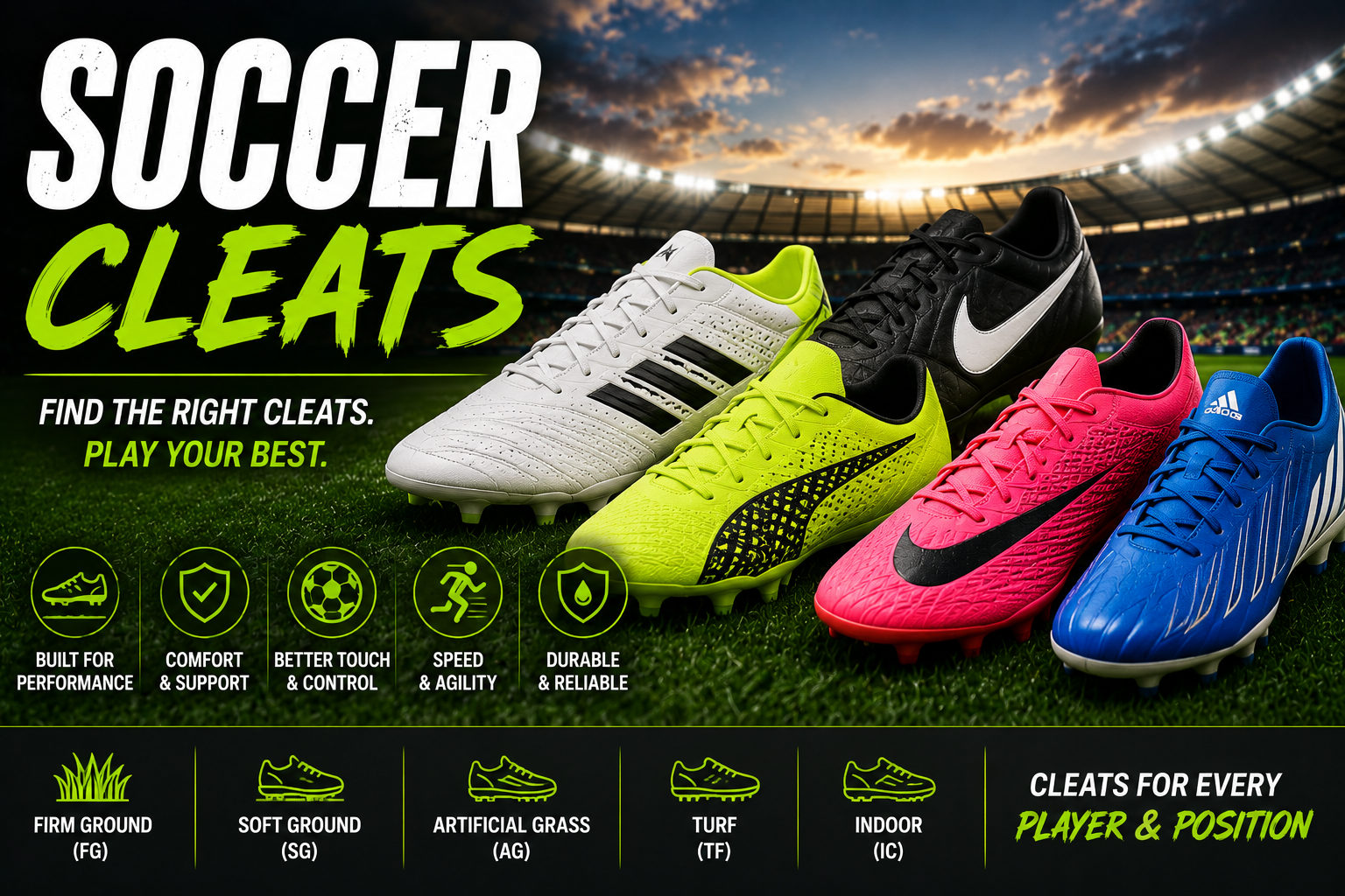 Soccer cleats and soccer gear guide for players