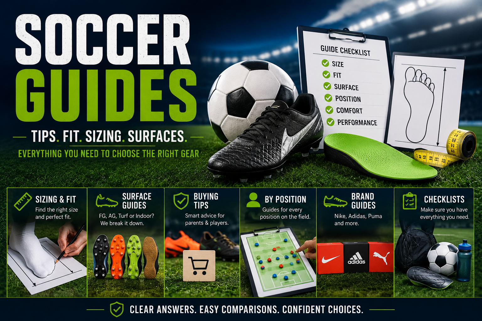 Soccer guides for kids and youth players