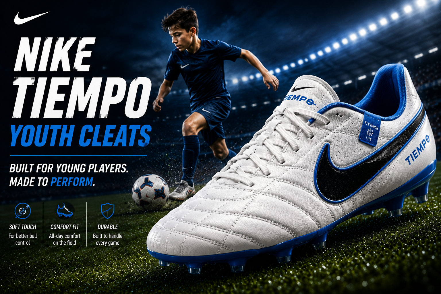 Best Nike Tiempo youth soccer cleats for kids compared
