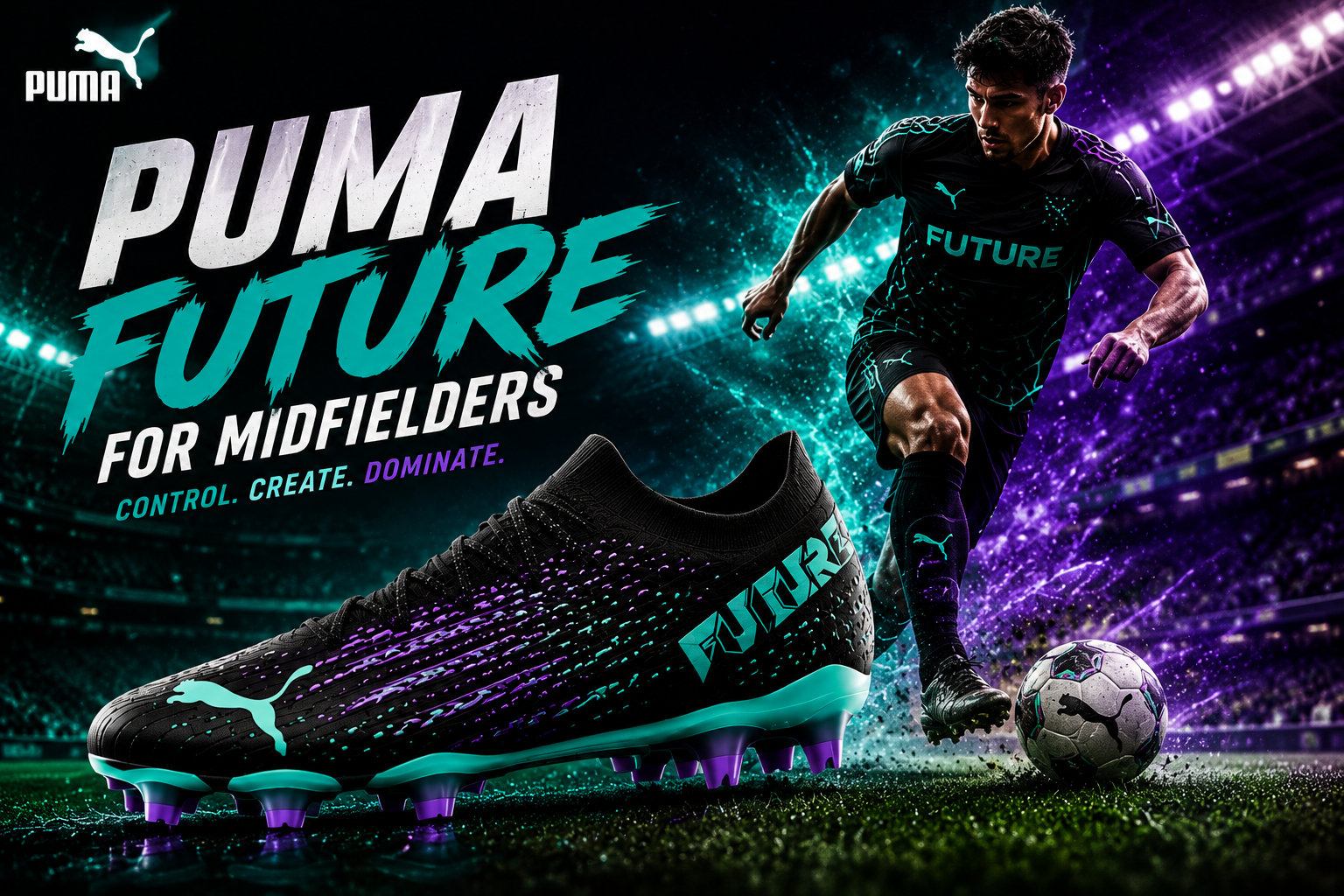 Puma Future soccer cleats for midfielders touch control fit and traction guide